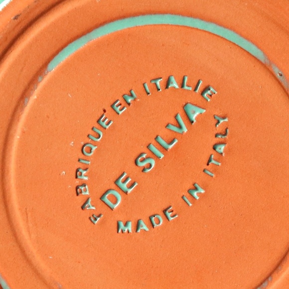 De Silva Covered Terracotta Glazed Small Ceramic Casserole Baking Dish Turquoise - Picture 8 of 9